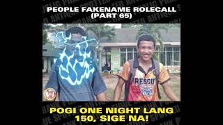 PEOPLE FAKENAME ROLECALL  Bugasong Antique [upl. by Gio]