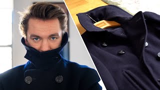 Why The Best Peacoat Is From WWII and how to get one  Slim fitWool Coat [upl. by Aneet]