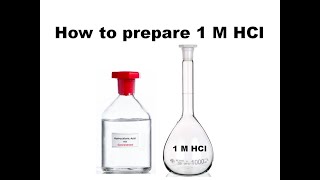 How to prepare 1M HCl [upl. by Rybma126]