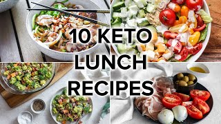 10 Keto Lunch Recipes That Are Easy amp Satisfying [upl. by Valida]