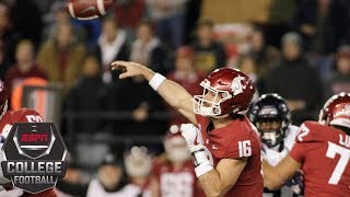 Gardner Minshew throws 7 TDs in Washington States rout of Arizona  College Football Highlights [upl. by Aidin]