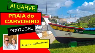 CARVOEIRO THE ALGARVE PORTUGAL  Walking Tour Town And Beach [upl. by Terb]