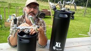 Force carbonating your mini kegs [upl. by Ralina]