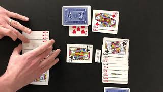 How To Play Pinochle 2 Players [upl. by Bron]