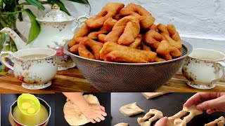 Tibetan Soft Khapse Recipe with Tibetan traditional style Delicious Khabsey RecipeSnack recipe [upl. by Sheply]