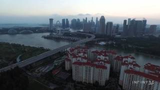 Tanjong Rhu  Singapore  DJI INSPIRE 1 [upl. by Adnorrahs]