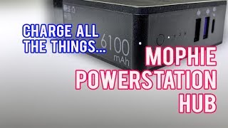 Mophie Powerstation Hub 3 in 1 USB C Charger Battery and Portable Qi [upl. by Diann]