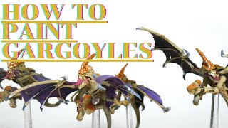 How to paint Tyranid Gargoyles [upl. by Luaped18]