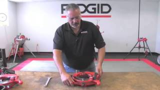 How To Use The RIDGID® 1224 Threading Machine [upl. by Cathlene]