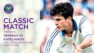 Tim Henman vs Yevgeny Kafelnikov  Wimbledon 1996 first round  Full Match [upl. by Eixel]