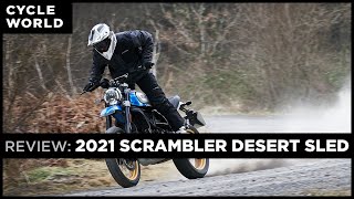 2021 Ducati Desert Sled Review [upl. by Ecertak479]