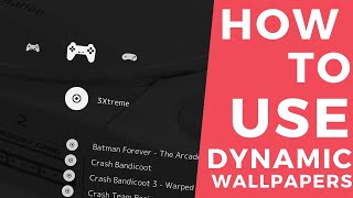 RetroArch  How to Setup Dynamic Wallpapers [upl. by Nnel]