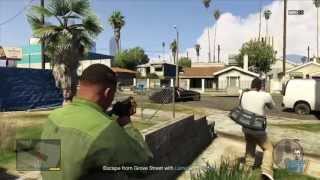 GTA V Grove Street Gameplay [upl. by Hanus]