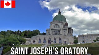 MONTREAL │CANADA Saint Josephs Oratory Oratoire Saint Joseph du Mont Royal [upl. by Sharl]