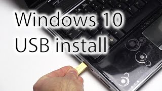 Install Windows 10 from USB using ISOfile [upl. by Consuelo]