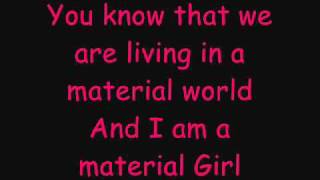 Hilary Duff Ft Haylie Duff  Material Girl  Lyrics [upl. by Leontyne]