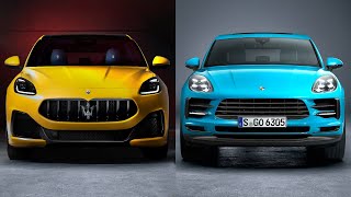 2023 Maserati Grecale vs Porsche Macan [upl. by Gunnar]