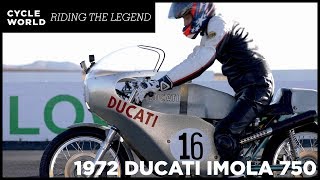 Riding A Real 1972 Ducati Imola 750 Racebike [upl. by Rodriguez]