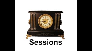 1900s Sessions Mantle Clock Restore 18 [upl. by Yralam]