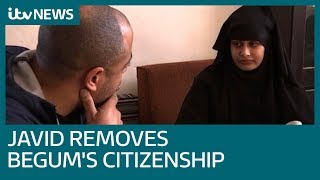 Shamima Begum shocked as citizenship is revoked  ITV News [upl. by Sunderland]