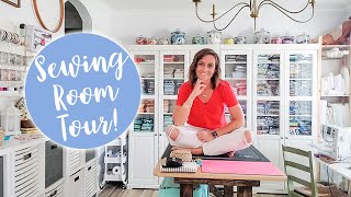 Taking A Closer Look At My Sewing Room  A Tour [upl. by Claresta517]