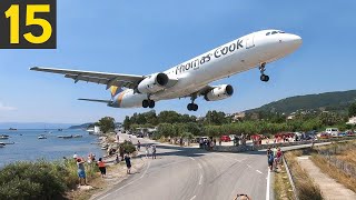 15 MOST Dangerous Plane Landings [upl. by Odrareve838]