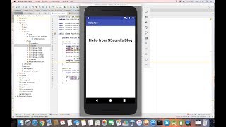 Load and render HTML code into a WebView on Android [upl. by Llyrpa447]