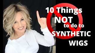 10 Things N🚫T to do to SYNTHETIC WIGS  TAZS Tips amp Tricks [upl. by Anuaik]