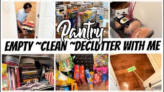 2024 PANTRY CLEAN amp DECLUTTER  STARTING FROM SCRATCH  PANTRY ORGANIZATION [upl. by Llebiram]