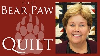 Make a Bear Paw Quilt with Jenny Doan of Missouri Star Video Tutorial [upl. by Bosch]