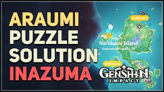 Araumi Puzzle Solution Genshin Impact [upl. by Ajan]