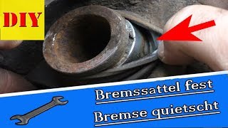 Bremssattel instandsetzen I reparieren I überholen im Detail  How to Rebuild a Brake Caliper [upl. by Bernelle]