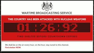 nuke  UK Nuclear Attack Warning [upl. by Talmud]