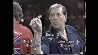 Darts World Championship 1987 Final Bristow vs Lowe [upl. by Therron913]