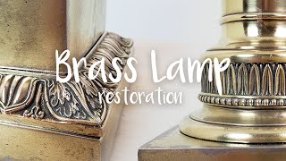 Brass Lamp Restoration Project [upl. by Nageam]