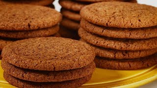 Gingersnap Cookies Recipe Demonstration  Joyofbakingcom [upl. by Piers987]