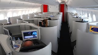 Air France Boeing 787 Business Class Maldives to Paris [upl. by Birkner898]