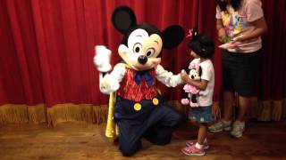 Meeting Talking Mickey Mouse at Disney World [upl. by Nnaeirual261]