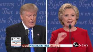 Presidential Debate Highlights  Trump Clinton Defend Tax Plans [upl. by Squire]