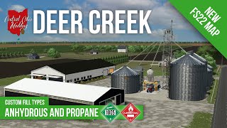 Deer Creek Map Tour  Big Machinery and Bigger Fields  Farming Simulator 22 [upl. by Eicram165]