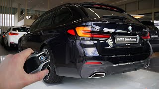 2021 BMW 5 Series LCI Touring 530d 286hp  Sound amp Visual Review [upl. by Dar20]