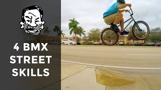 4 BMX Skills to Learn First [upl. by Cutter214]