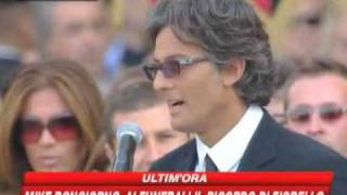 Fiorello al funerale di Mike Bongiorno [upl. by Hospers]