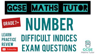 The 5 Hardest Indices Exam Questions  Grade 79 Series  GCSE Maths Tutor [upl. by Lamarre]