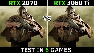 RTX 2070 vs RTX 3060 Ti  Test In 6 Games  1080p  1440p [upl. by Ahtram351]