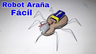 Cómo Hacer un Mini Robot Araña Casero [upl. by Aynekat]