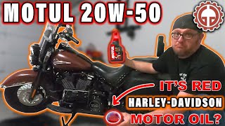 HarleyDavidson Oil Change Motul 20W50 and an UltraCool update [upl. by Nwahsram]