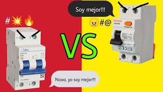 ⛔Descubre las quot3 DIFERENCIASquot entre interruptor DIFERENCIAL Y TERMOMAGNETICO [upl. by Ettesel]