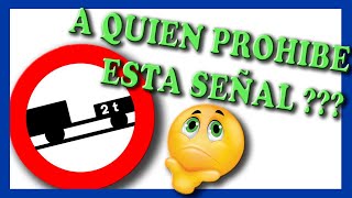 Señales de tráfico complicadas Aprendelas y no falles en los test del exámen teórico [upl. by Alana]