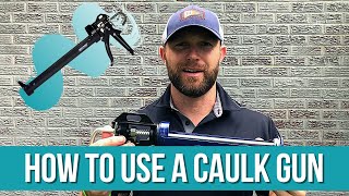 How to Use a Caulk Gun  Beginners Guide [upl. by Ellah843]